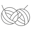 Wool ball icon