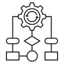 Workflow process icon