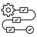Workflow process icon