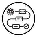 Workflow process icon