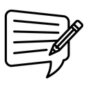 Write comment icon