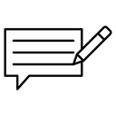 Writing feedback icon
