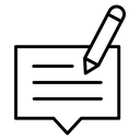 Writing feedback icon