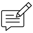 Writing feedback icon