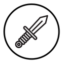 Xiphos sword icon