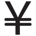 Yen sign icon