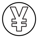 Yen sign icon