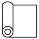 Yoga mat icon