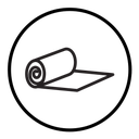 Yoga mat icon
