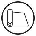 Yoga mat 2 icon