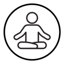 Yoga pose icon