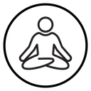 Yoga pose icon