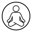 Yoga pose icon
