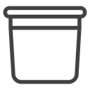 Yogurt container with a spoon 3 icon