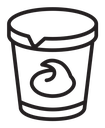 Yogurt container icon