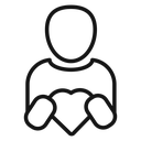Your self care Black Outline icon