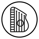 Zither Circle icon