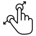 Zoom Gesture icon