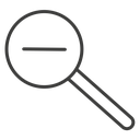 Zoom out icon