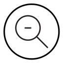 Zoom out icon