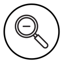 Zoom out icon