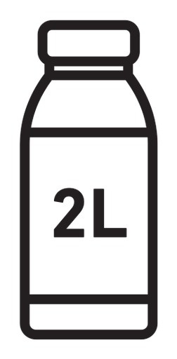 2L Bottle black outline icon