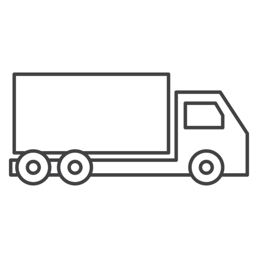 Delivery Box Truck Courier