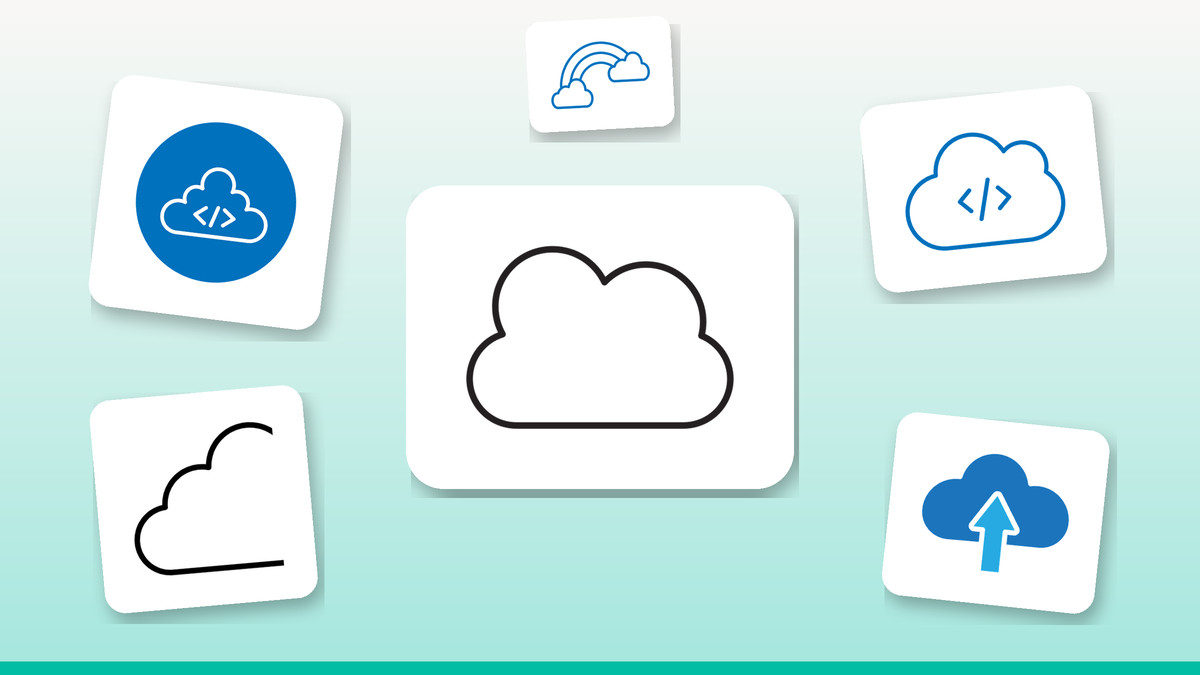Collage of Infyicon cloud icons