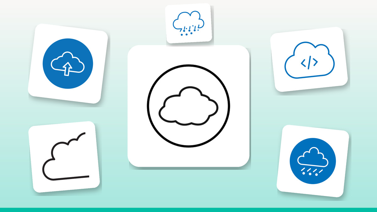 Collage of Infyicon cloud icons